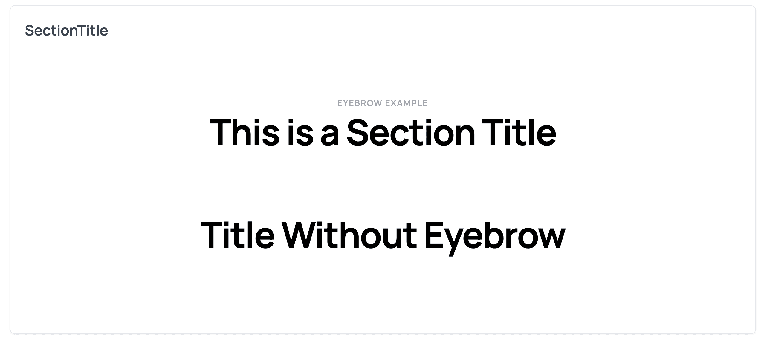 Preview of the design system component library